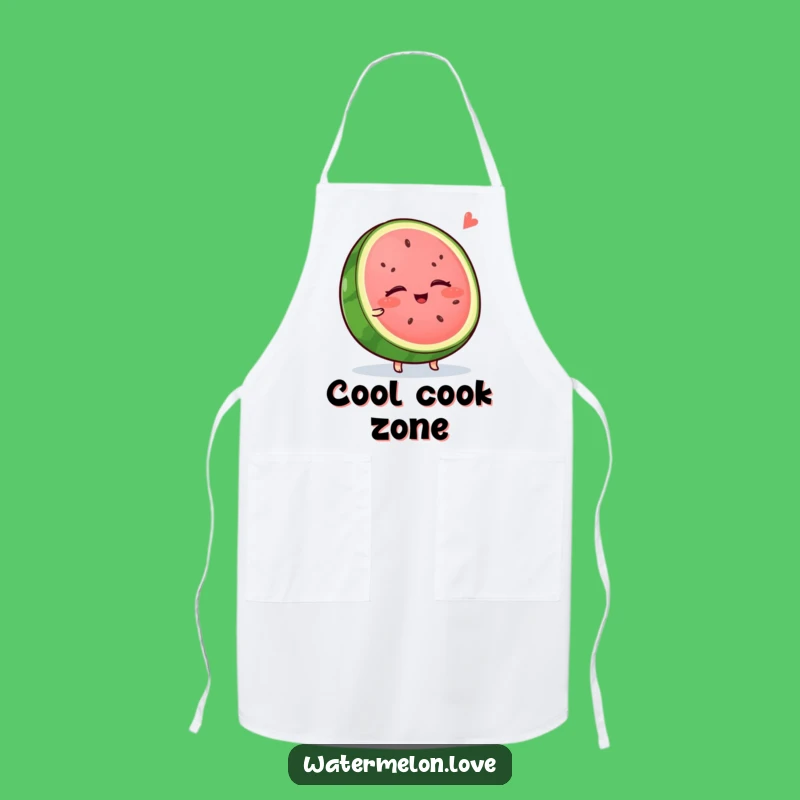 Funny Wobbly Watermelon Apron - Kitchen Wear for Relaxed Cooks
