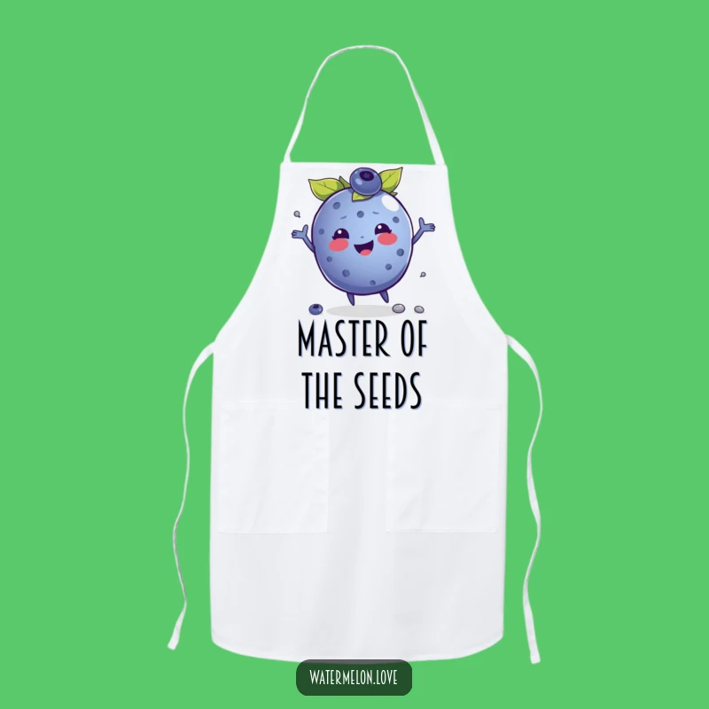 Funny Blueberry Juggling Apron - Cook with Fruitful Fun!