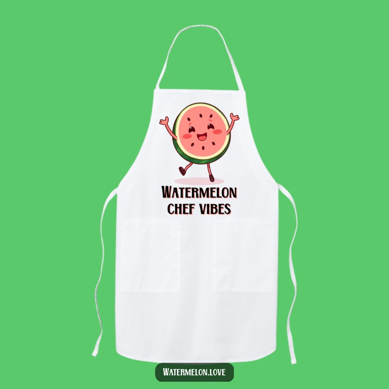 Funny Watermelon Dance Apron - Cook in Style with This Hilarious Fruit Slice