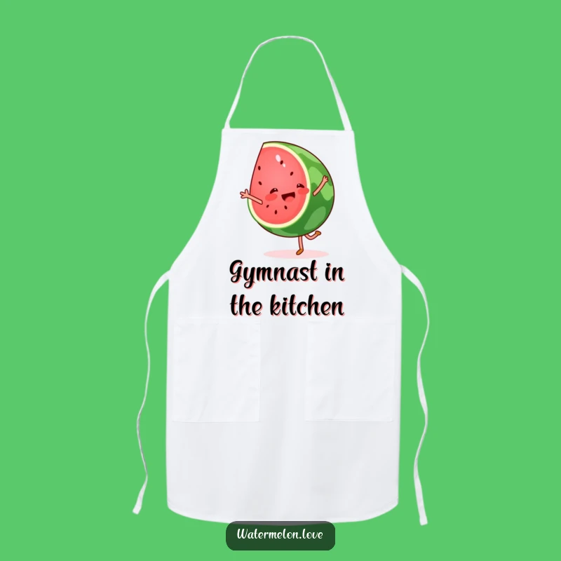 Funny Watermelon Cartwheel Apron: Cook with Joy in This Hilarious Fruit Gear