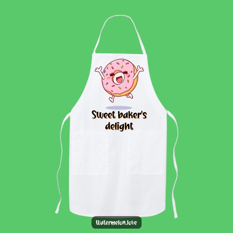 Funny Donut Chef Apron: Bake Up Smiles in the Kitchen