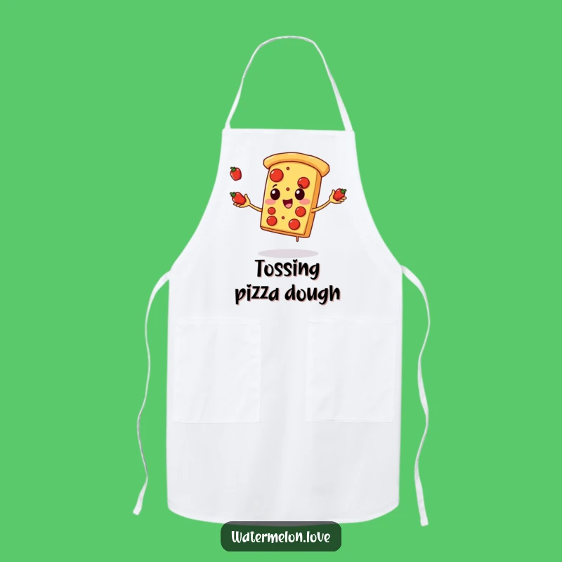 Funny Pizza Apron: Juggling Chef, Hilarious Funny Gift for Kitchen Fun