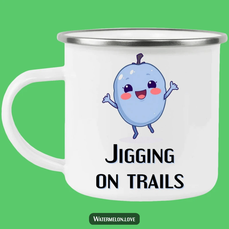 Durable Funny Blueberry Jig Camping Mug - Adventure Dance Fuel!