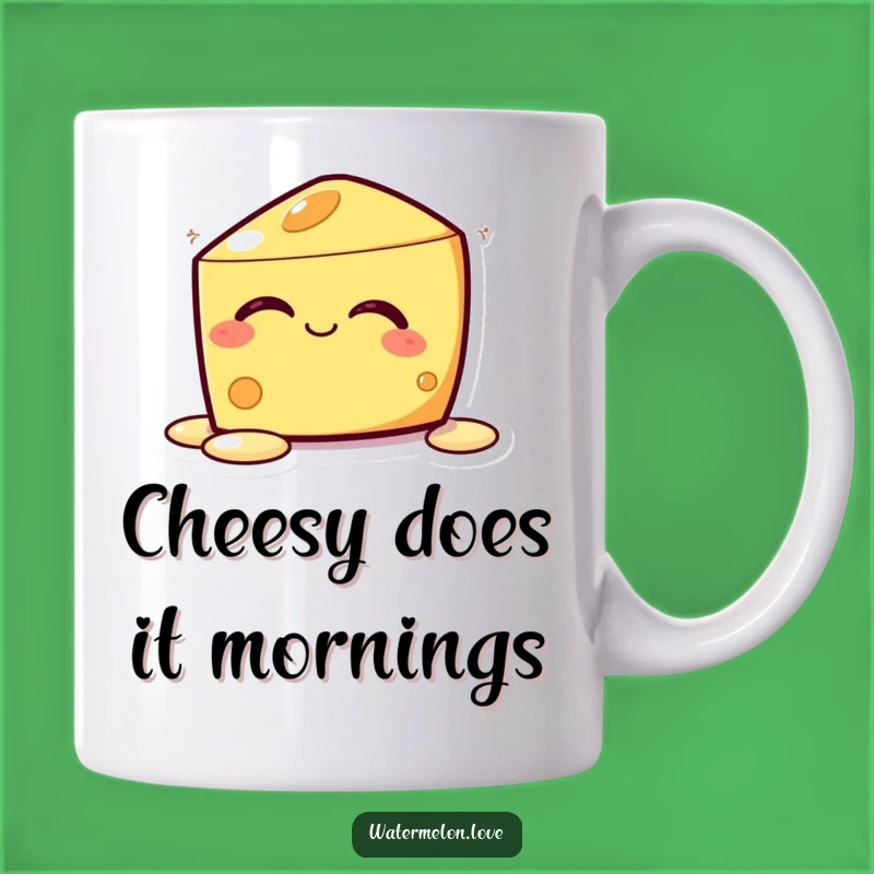 Funny Kawaii Melting Cheese Mug: A Hilarious Gift for Cheese Lovers
