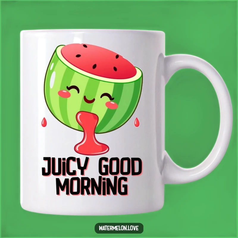 Funny Watermelon Juice Mug: Happy Dripping & Sweet Summer Gift