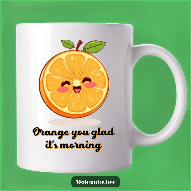 Funny Orange Segment Spinning Mug: A Citrusy Twist for Your Morning