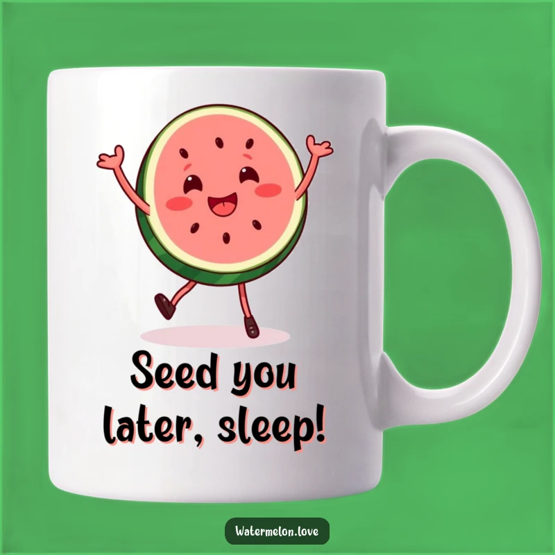 Funny Watermelon Dance Mug - Hilarious Slice Gift for Fruit Lovers