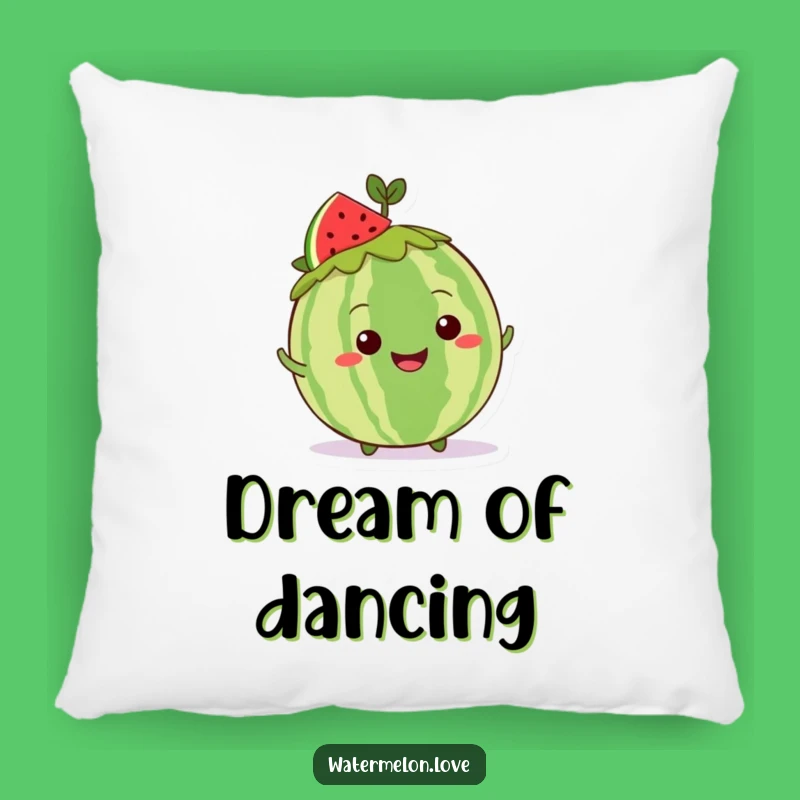 Funny Kawaii Watermelon Shimmy Pillow - Grinning Comfort Gift
