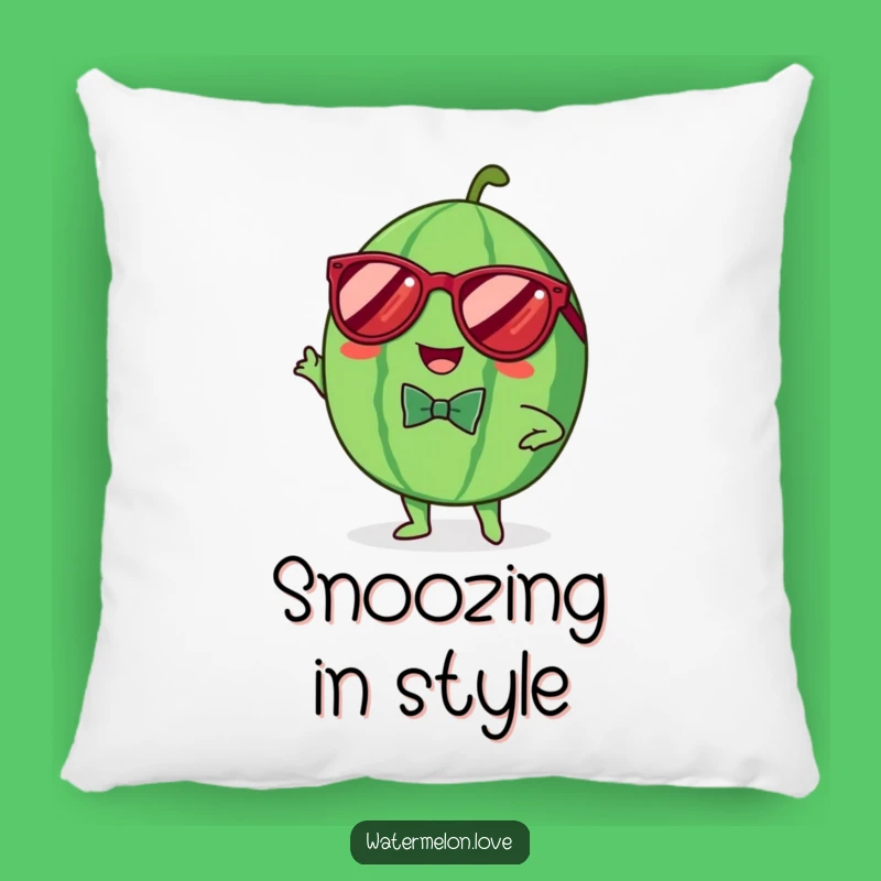 Funny Kawaii Watermelon Pillow: Comfy & Dapper Home Accent
