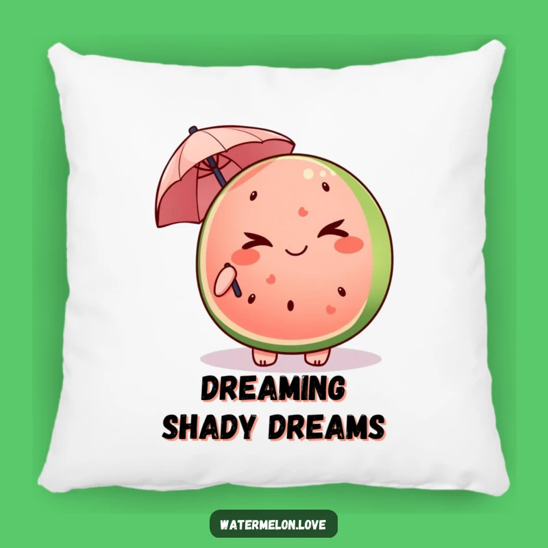 Funny Mischievous Watermelon Pillow: Wink and Relax, Perfect Funny Gift