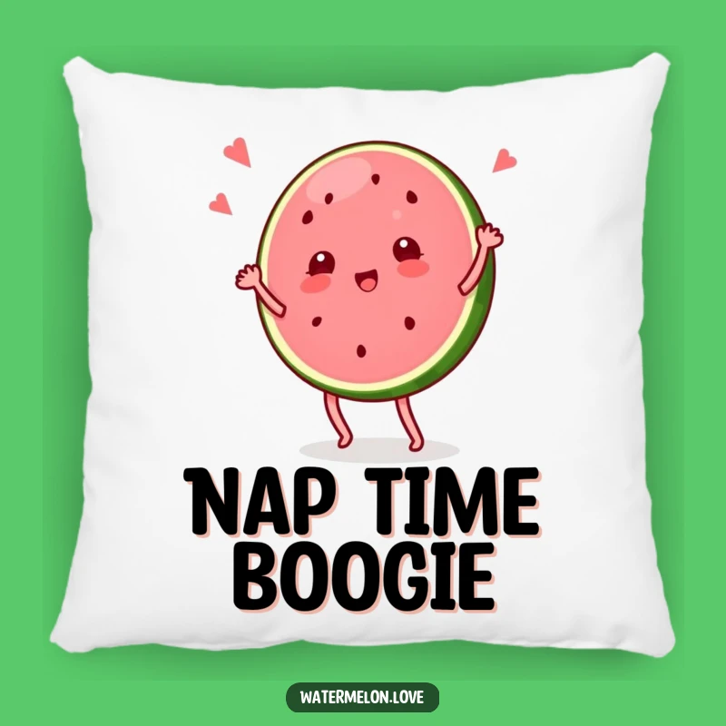 Funny Watermelon Dancer Pillow: Cozy & Hilarious Fruit Character for Comfort
