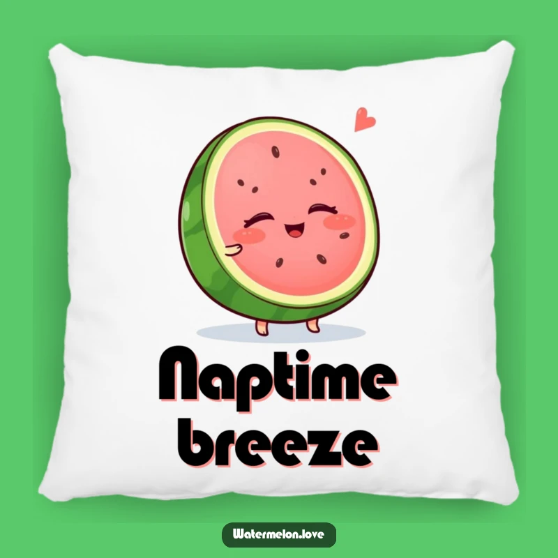 Funny Wobbly Watermelon Pillow - Cozy Cushion for Sweet Dreams