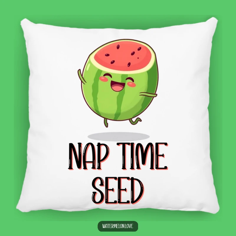 Funny Watermelon Pillow: Bouncing Comfort, Adorable Funny Gift for Cozy Spaces