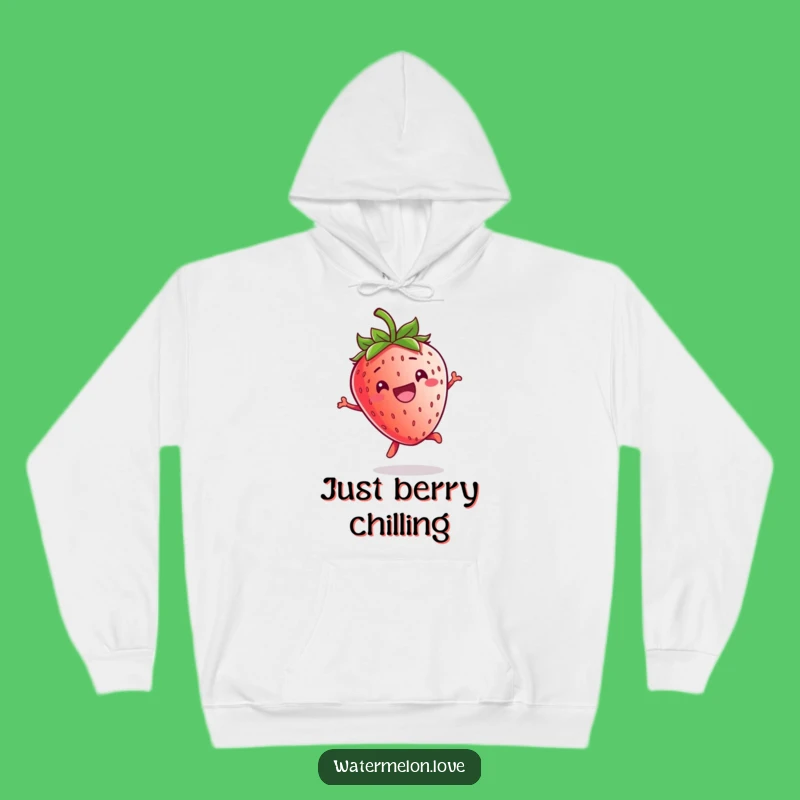 Cozy Funny Kawaii Strawberry Jump Hoodie for Ultimate Comfort