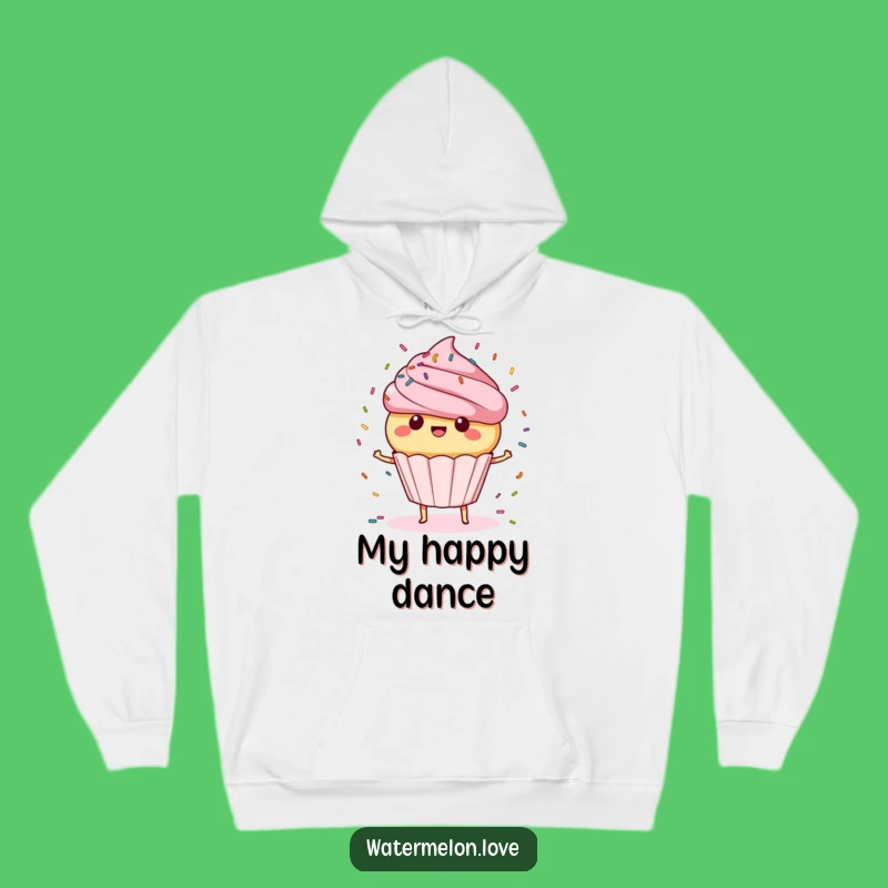 Funny Spinning Cupcake Hoodie: Cozy Dessert Treat, Warm Hilarious Gift!