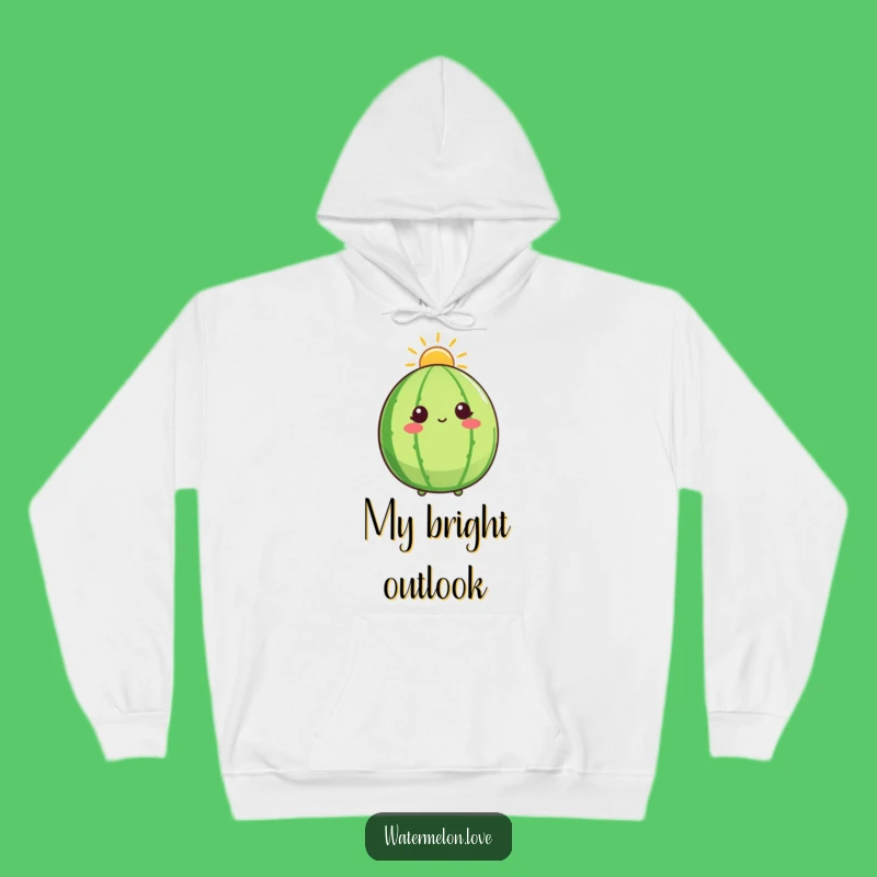 Funny Sunshine Watermelon Hoodie: Cozy & Hilarious Fruit Character for Inner Light
