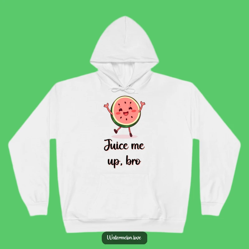 Funny Watermelon Dance Hoodie - Comfy & Hilarious Fruit Slice Sweatshirt Gift