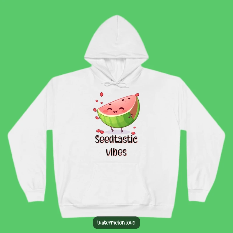 Funny Watermelon Juggling Hoodie - Cozy Sweatshirt for Summer Fun