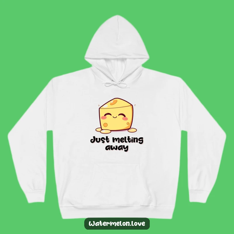 Cozy Funny Kawaii Melting Cheese Hoodie for Ultimate Comfort