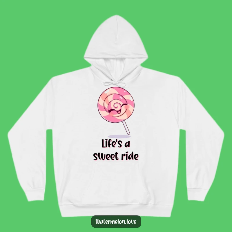 Funny Winking Lollipop Hoodie - Cozy Sweetness for Chilly Days!