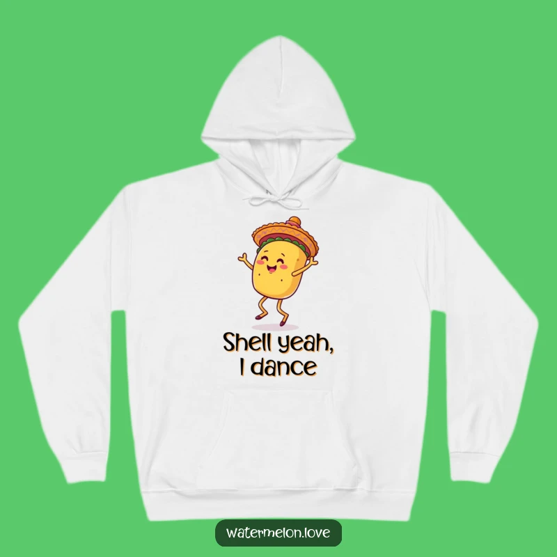 Cozy Funny Taco Dancer Hoodie: Warm Fiesta Fun for Everyone