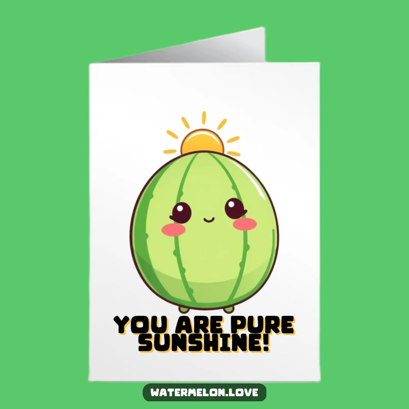 Free Printable Thank You Card: Sunshine Watermelon - Blessed Downloadable Appreciation!