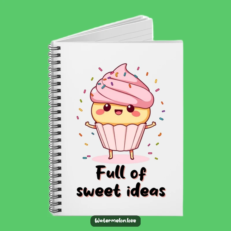 Funny Spinning Cupcake Notebook: Dessert Journal, Hilarious Gift!