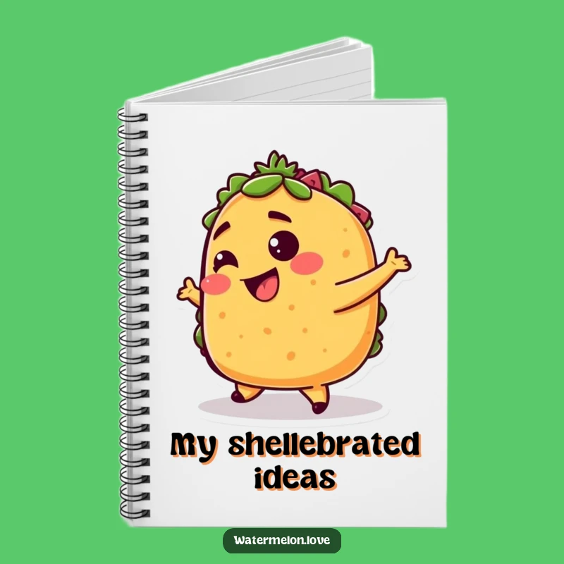Funny Taco Notebook: Dancing Notes, Ideal Funny Gift for Foodie Journals
