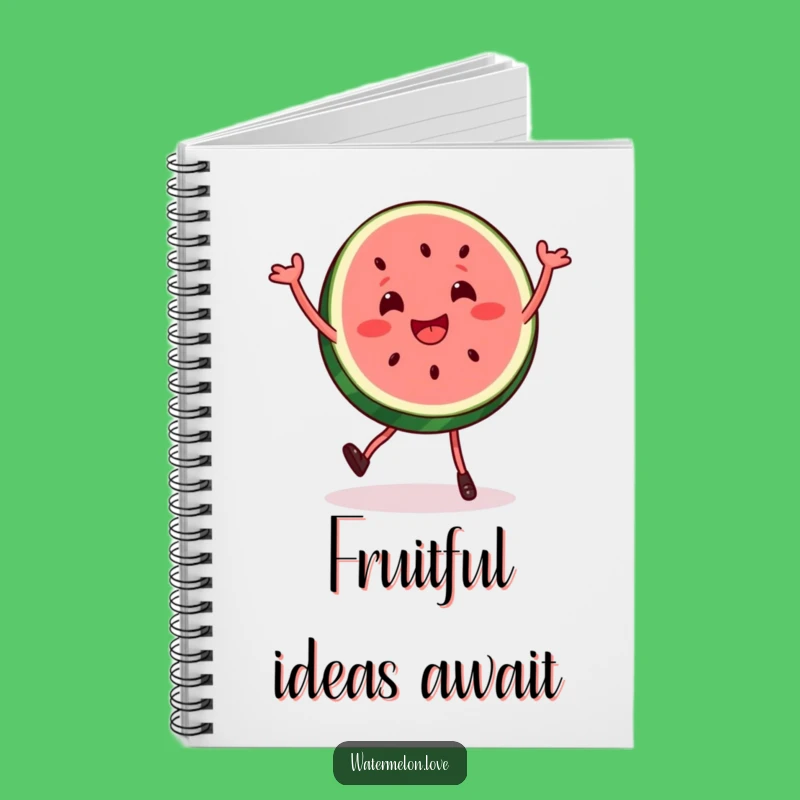 Funny Watermelon Dance Notebook - Journal Your Thoughts with This Hilarious Fruit