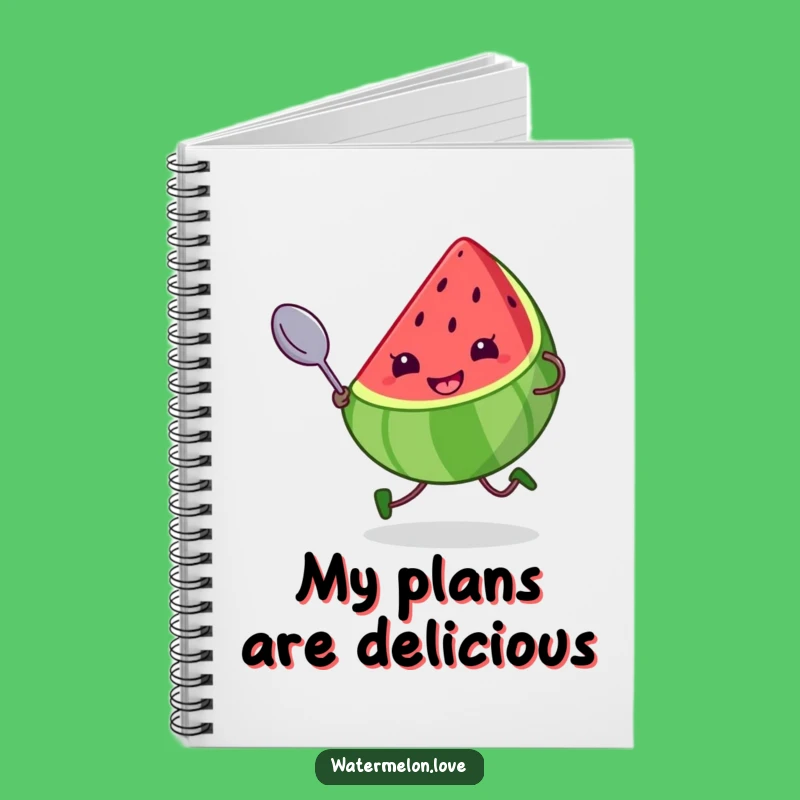 Funny Watermelon Journal - Cheeky Slice Runner, Humorous Notepad for Notes & Ideas