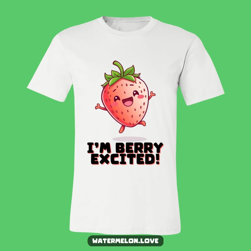 Funny Kawaii Strawberry Jump T-Shirt: Express Your Joyful Spirit